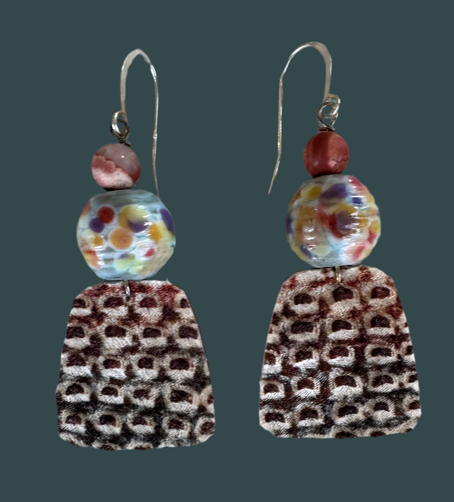 Brown Shibori