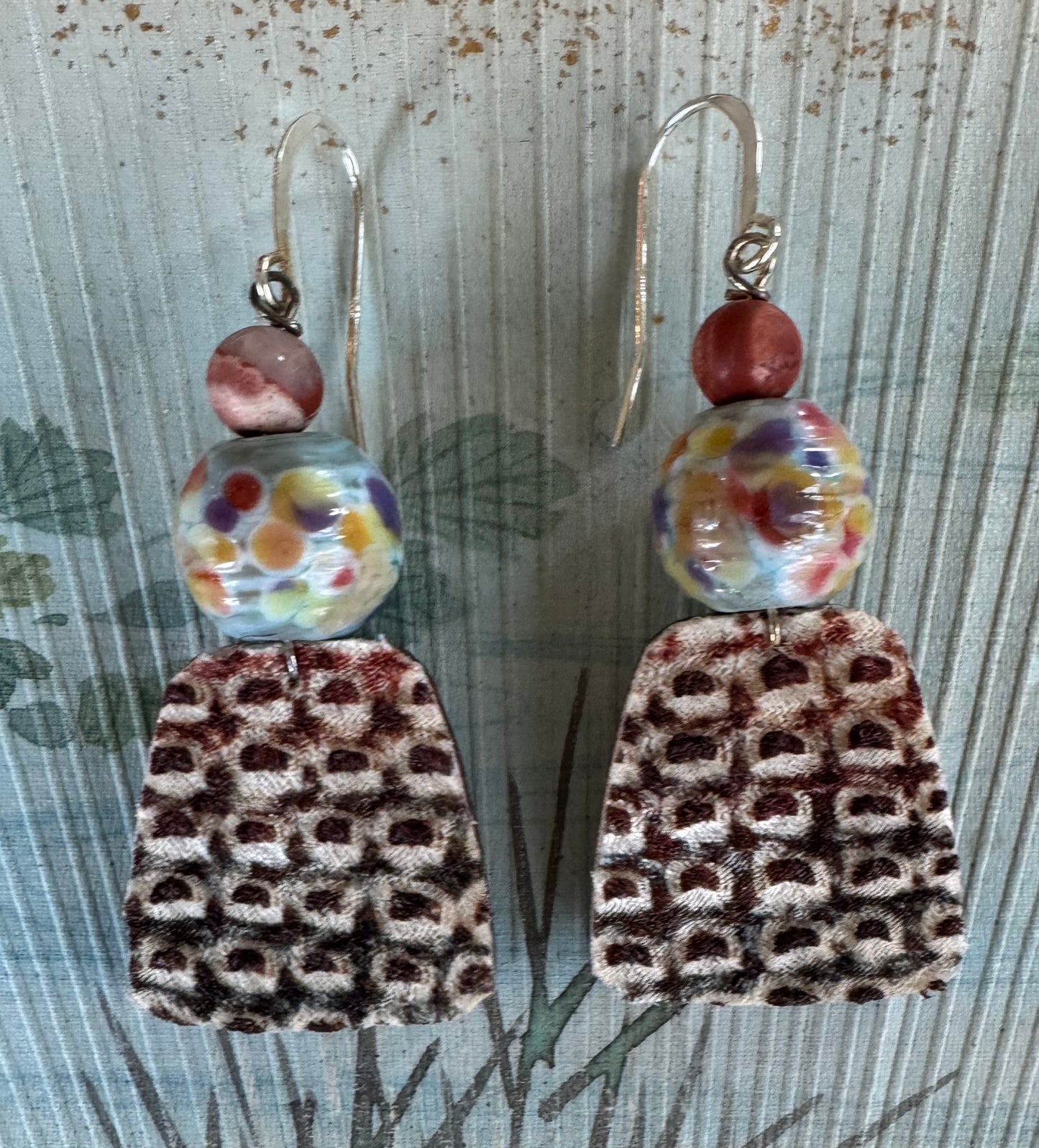 Brown Shibori