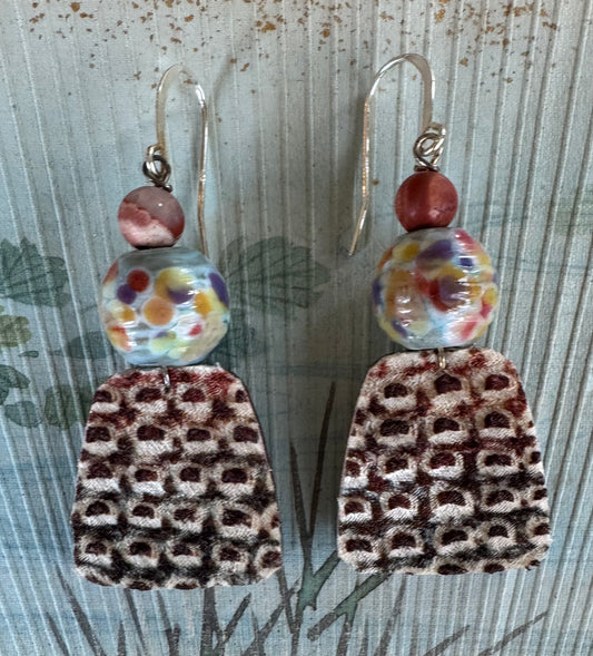 Brown Shibori